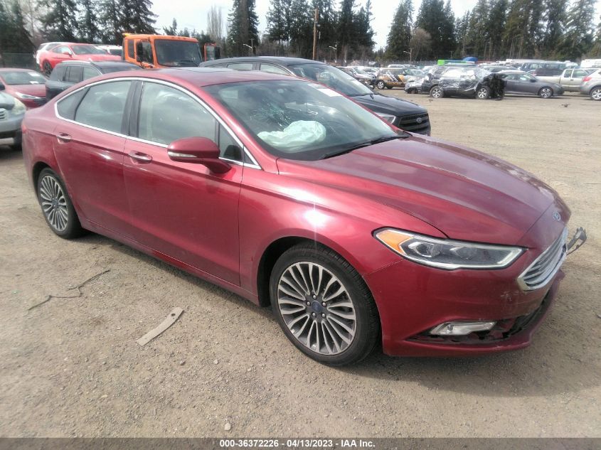 2017 FORD FUSION SE - 3FA6P0T95HR389137