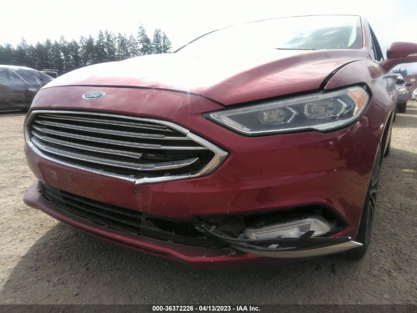 2017 FORD FUSION SE - 3FA6P0T95HR389137