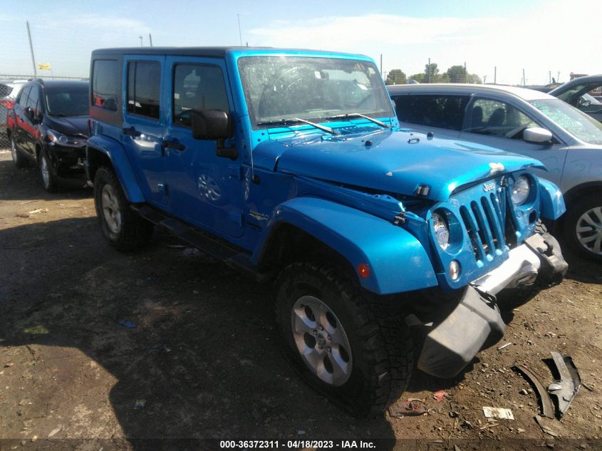 2015 JEEP WRANGLER UNLIMITED SAHARA - 1C4BJWEGXFL535052