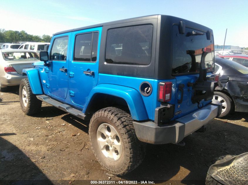2015 JEEP WRANGLER UNLIMITED SAHARA - 1C4BJWEGXFL535052