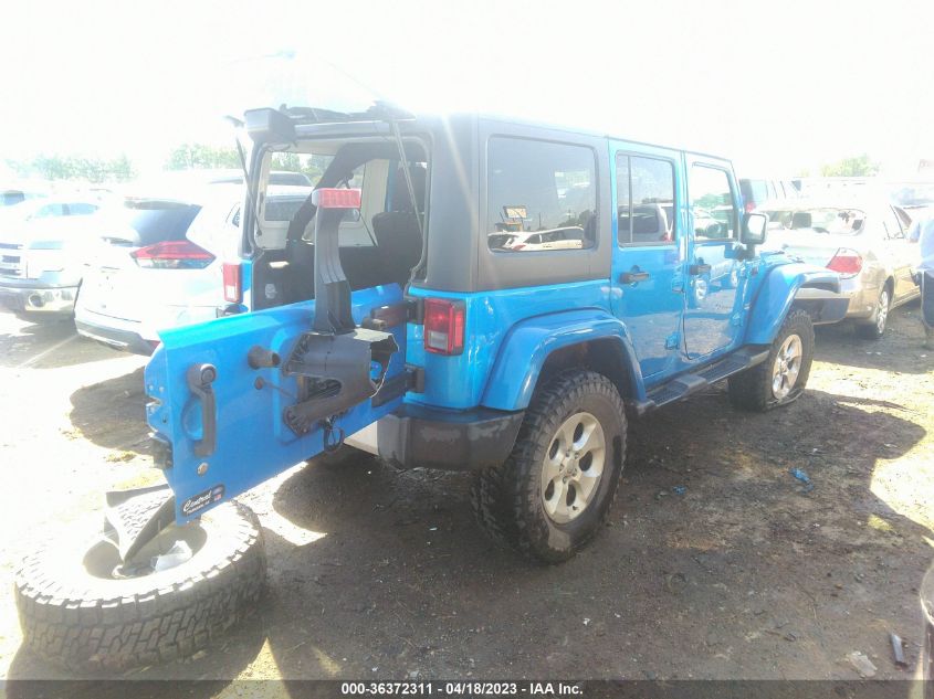 2015 JEEP WRANGLER UNLIMITED SAHARA - 1C4BJWEGXFL535052