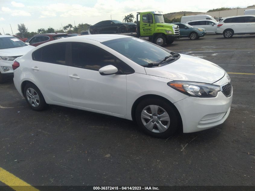 2016 KIA FORTE LX - KNAFK4A60G5588166