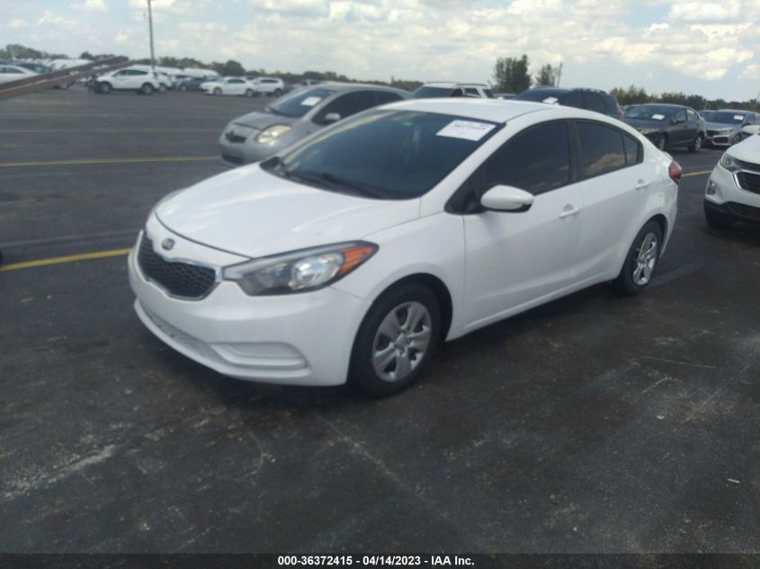 2016 KIA FORTE LX - KNAFK4A60G5588166