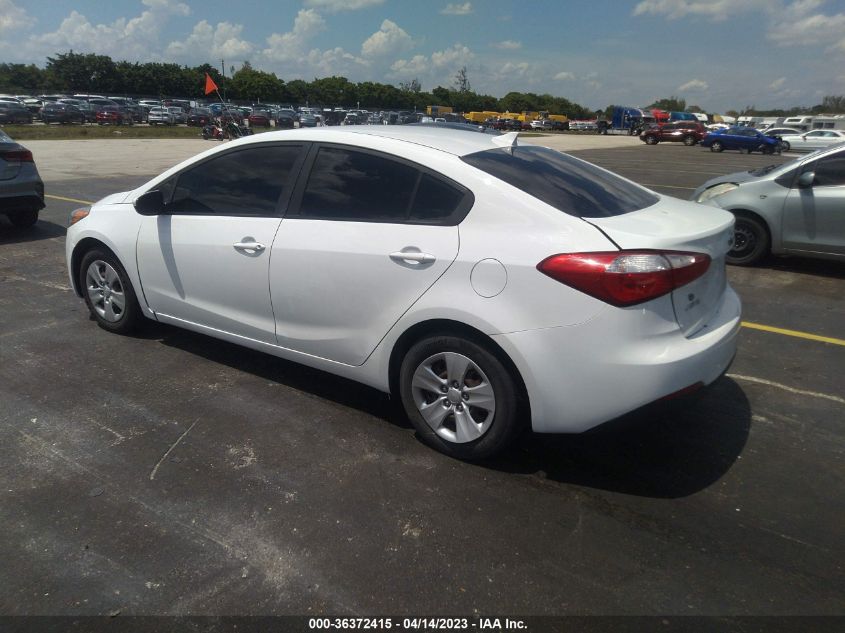 2016 KIA FORTE LX - KNAFK4A60G5588166