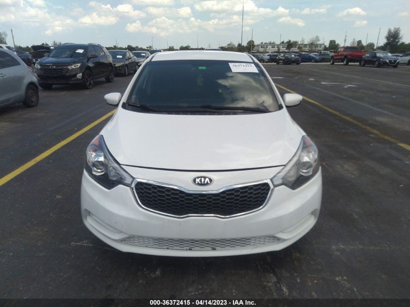 2016 KIA FORTE LX - KNAFK4A60G5588166