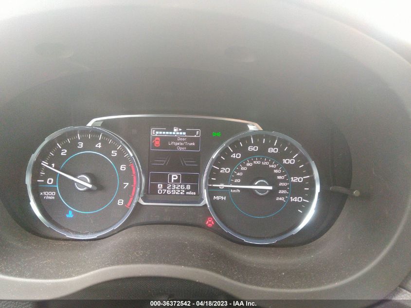 2017 SUBARU FORESTER TOURING - JF2SJAWC8HH806583