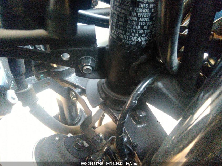 2022 KAWASAKI EX400 - JKAEXKH15NDAH8552