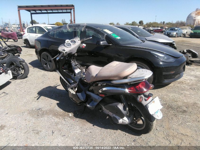 2007 PIAGGIO BV 250 ZAPM289L275101785