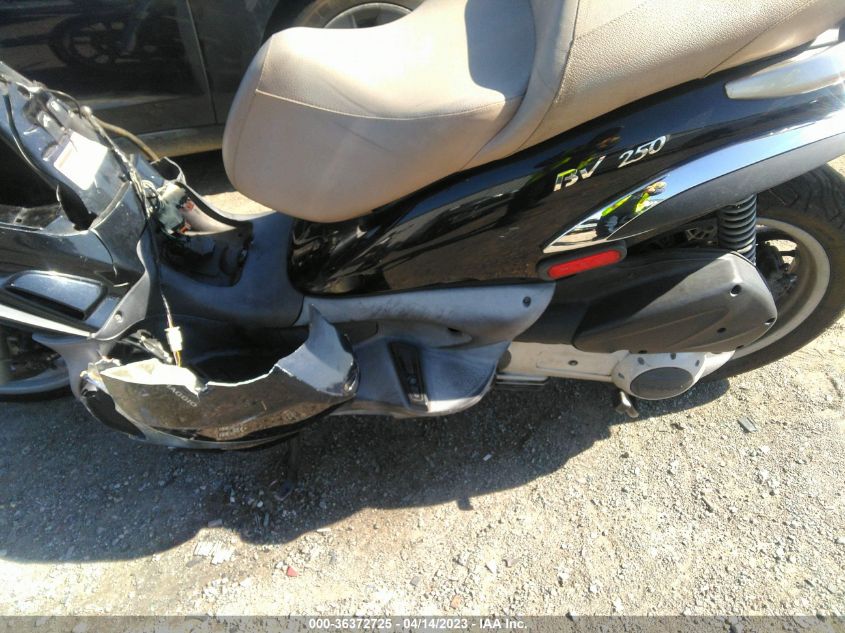 2007 PIAGGIO BV 250 ZAPM289L275101785