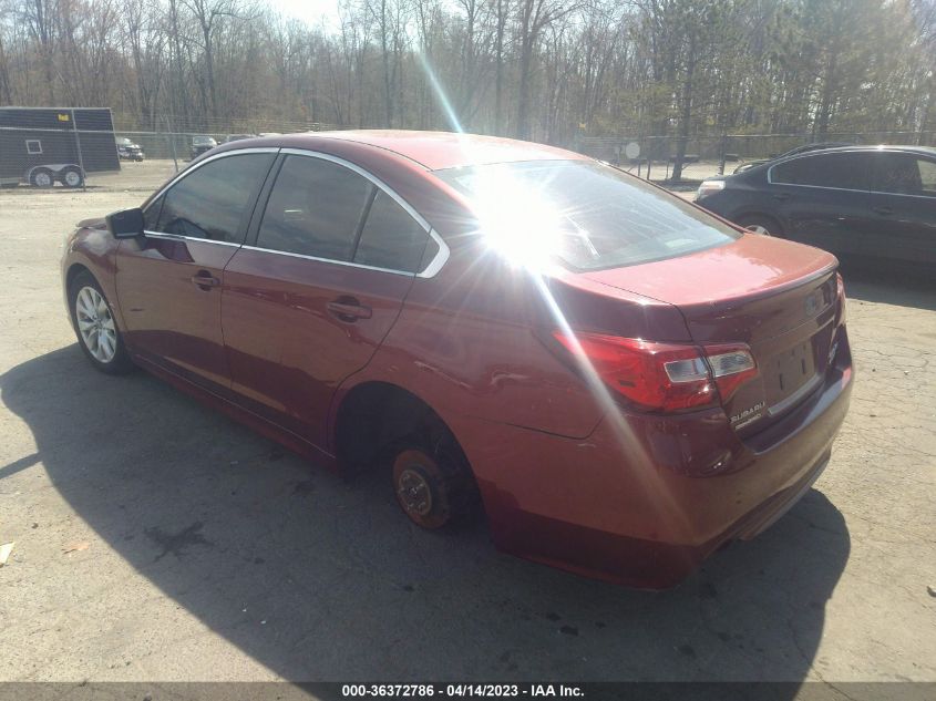 2017 SUBARU LEGACY - 4S3BNAB65H3026282