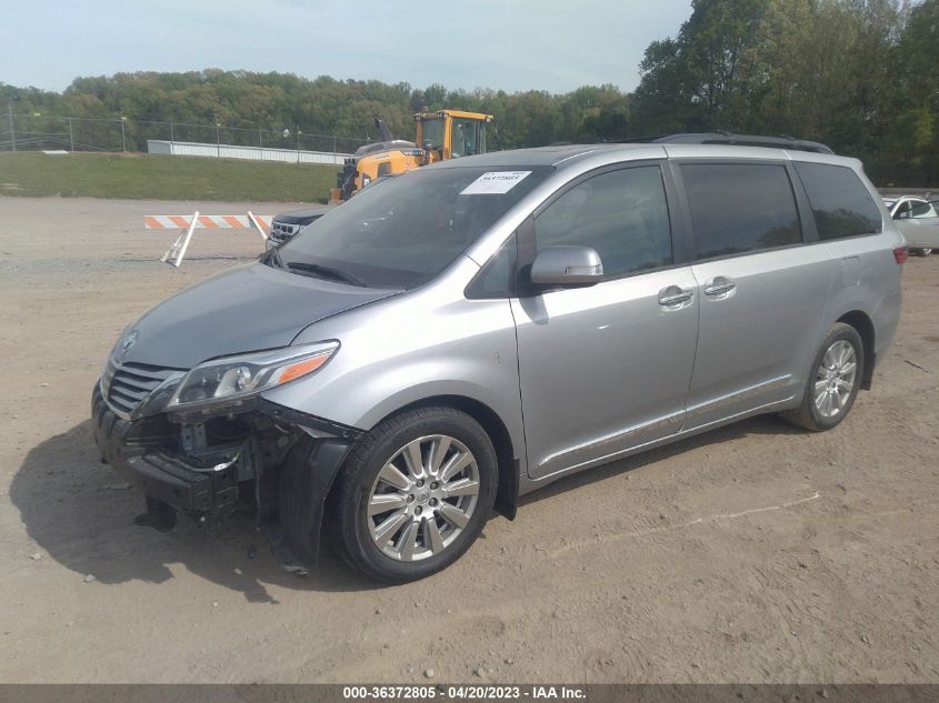 2017 TOYOTA SIENNA XLE AUTO ACCESS - 5TDYZ3DC1HS836326