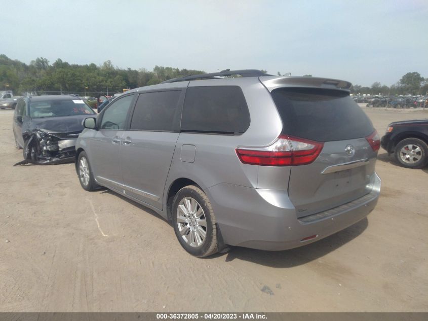 2017 TOYOTA SIENNA XLE AUTO ACCESS - 5TDYZ3DC1HS836326