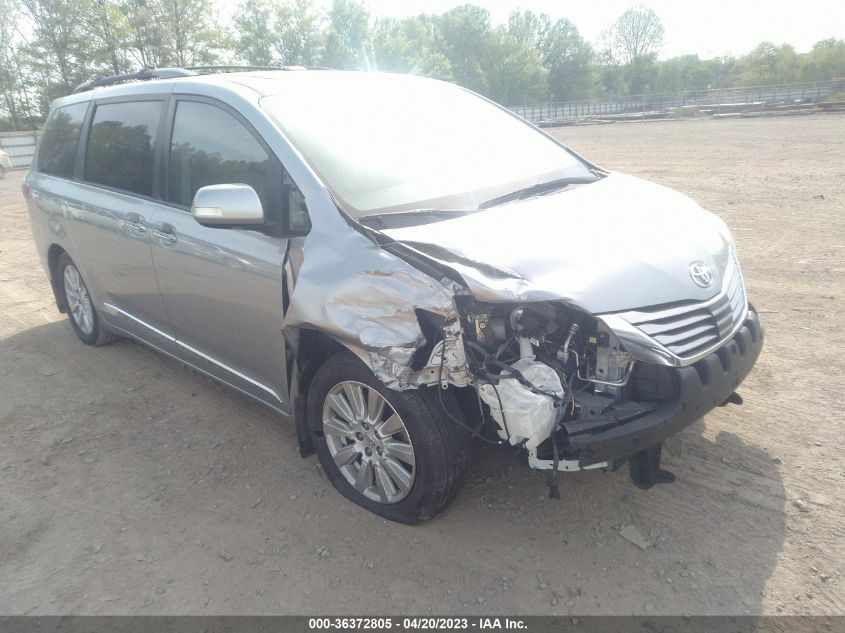 2017 TOYOTA SIENNA XLE AUTO ACCESS - 5TDYZ3DC1HS836326