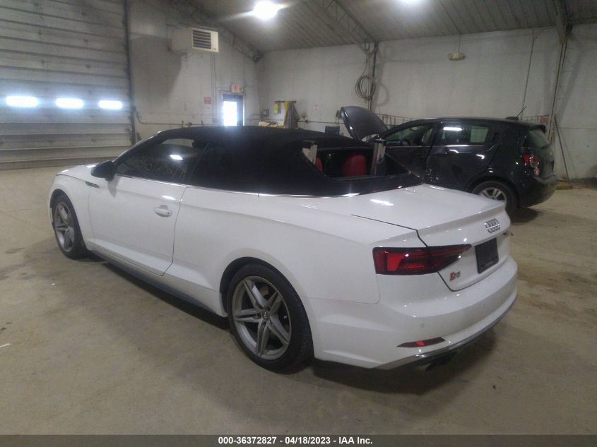 2018 AUDI S5 CABRIOLET PREMIUM PLUS - WAUY4GF58JN016435