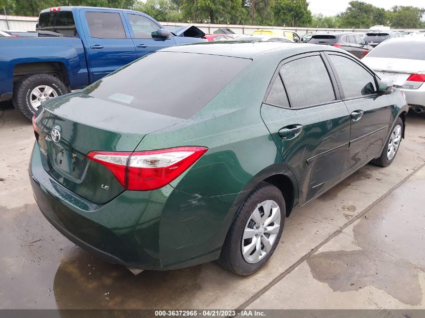 2014 TOYOTA COROLLA L/LE/S/S PLUS/LE PLUS - 5YFBURHE9EP060566