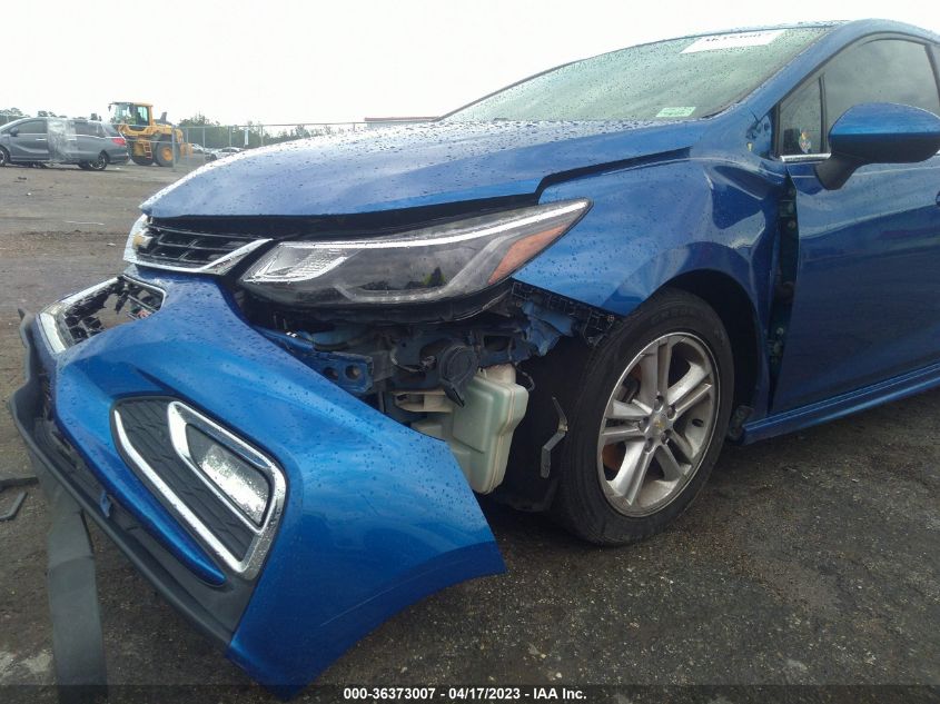 2017 CHEVROLET CRUZE LT - 3G1BE6SM9HS568435