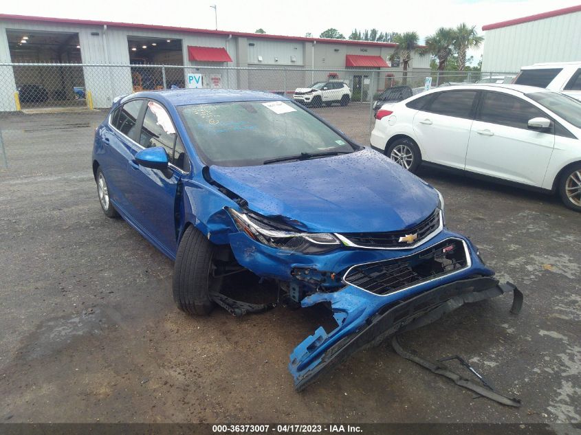 2017 CHEVROLET CRUZE LT - 3G1BE6SM9HS568435