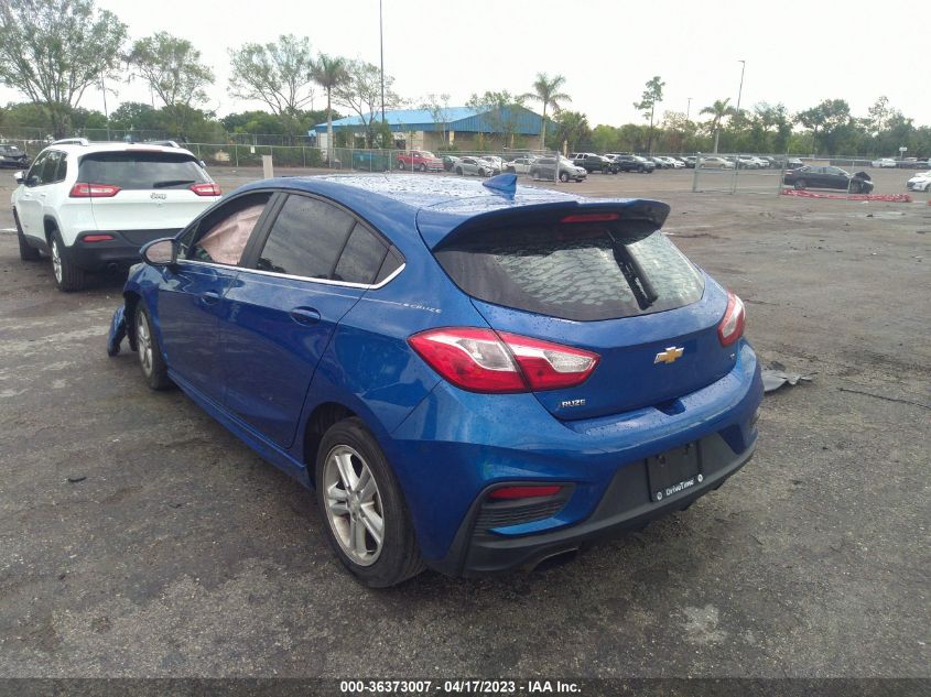 2017 CHEVROLET CRUZE LT - 3G1BE6SM9HS568435