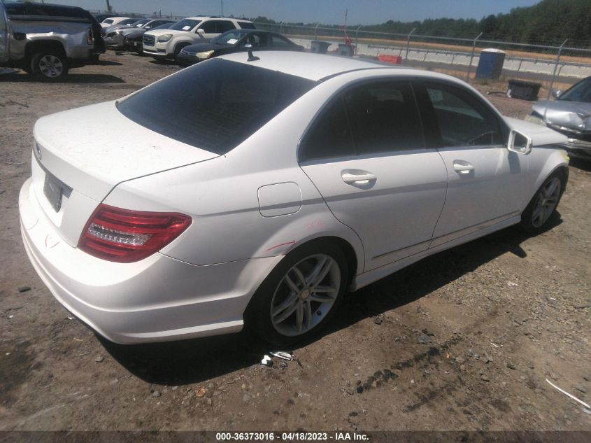 2013 MERCEDES-BENZ C-CLASS C 250 - WDDGF4HB4DR288221