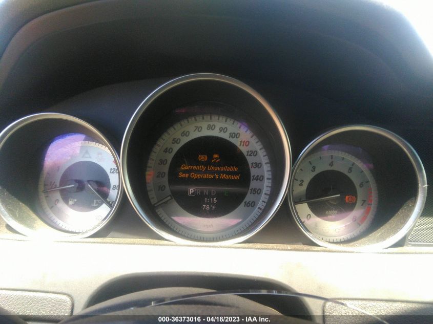 2013 MERCEDES-BENZ C-CLASS C 250 - WDDGF4HB4DR288221