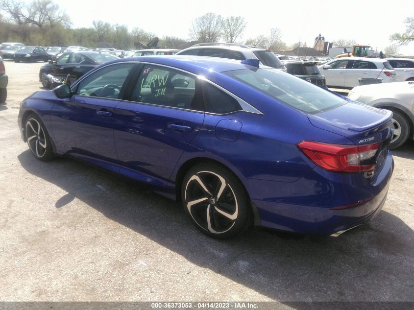 2020 HONDA ACCORD SEDAN SPORT - 1HGCV1F37LA001717
