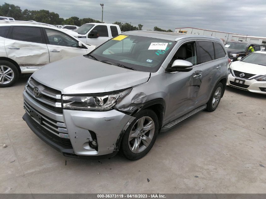 2019 TOYOTA HIGHLANDER LIMITED - 5TDDZRFH2KS988004
