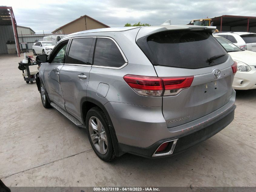 2019 TOYOTA HIGHLANDER LIMITED - 5TDDZRFH2KS988004