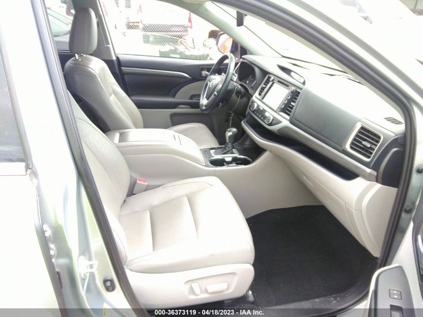 2019 TOYOTA HIGHLANDER LIMITED - 5TDDZRFH2KS988004