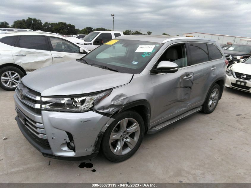 2019 TOYOTA HIGHLANDER LIMITED - 5TDDZRFH2KS988004
