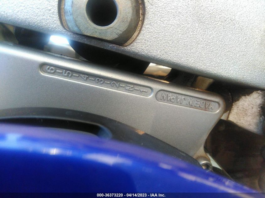 2001 YAMAHA YZFR6 L - JYARJ04E51A012016