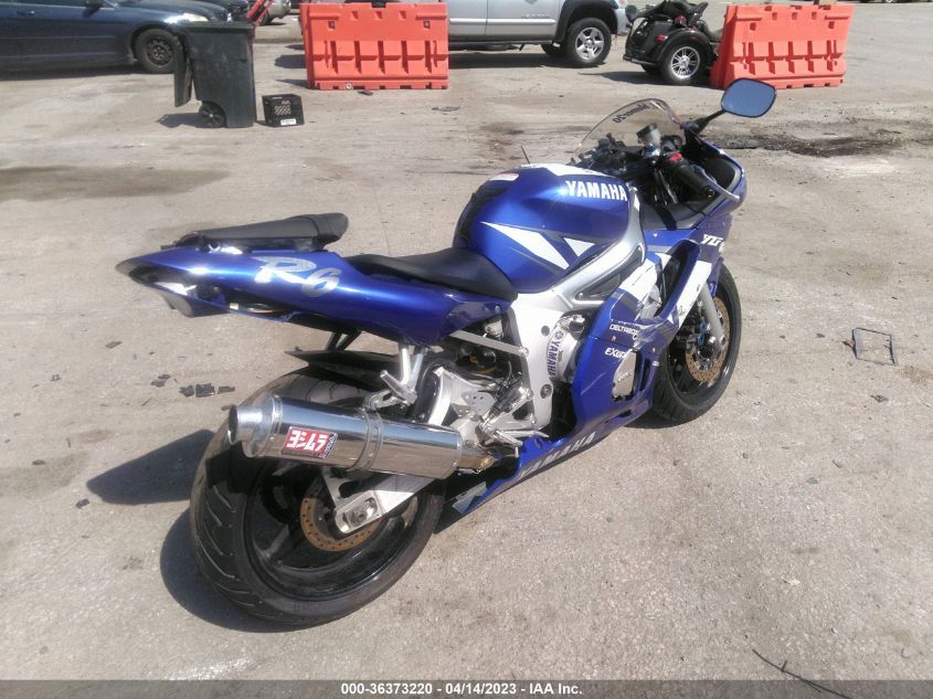 2001 YAMAHA YZFR6 L - JYARJ04E51A012016