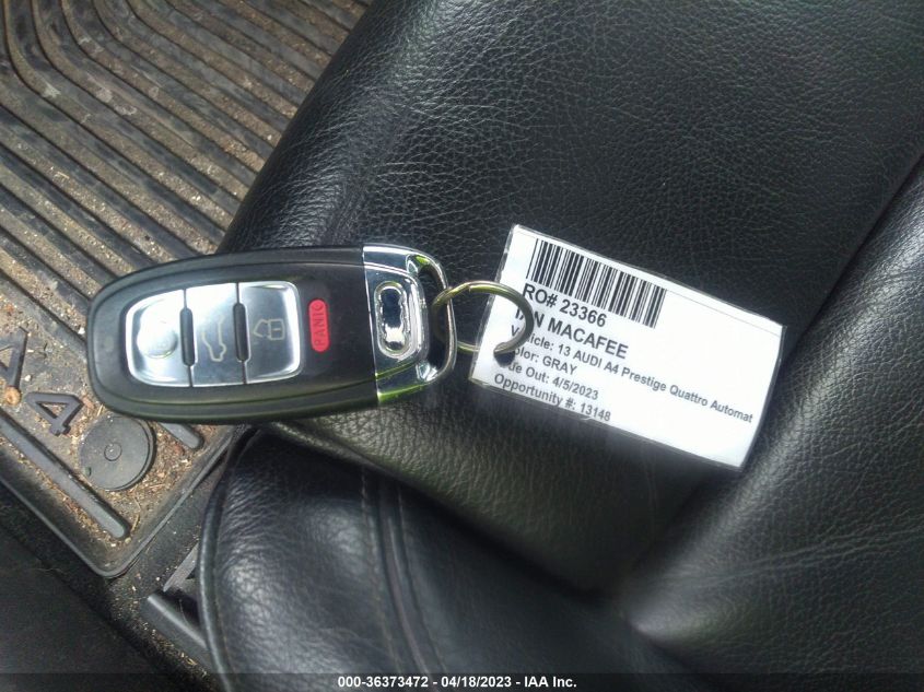 2013 AUDI A4 PRESTIGE - WAUKFAFL3DN020778