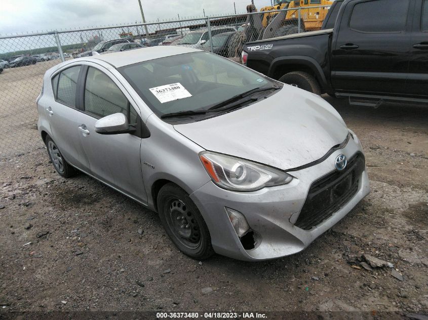 2015 TOYOTA PRIUS C ONE/TWO/THREE/FOUR - JTDKDTB39F1101563