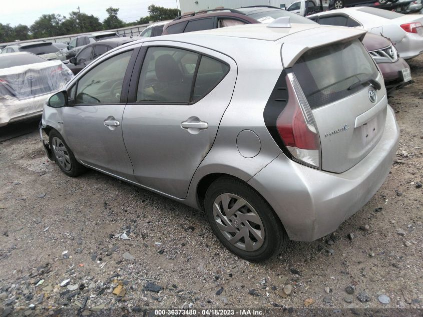 2015 TOYOTA PRIUS C ONE/TWO/THREE/FOUR - JTDKDTB39F1101563