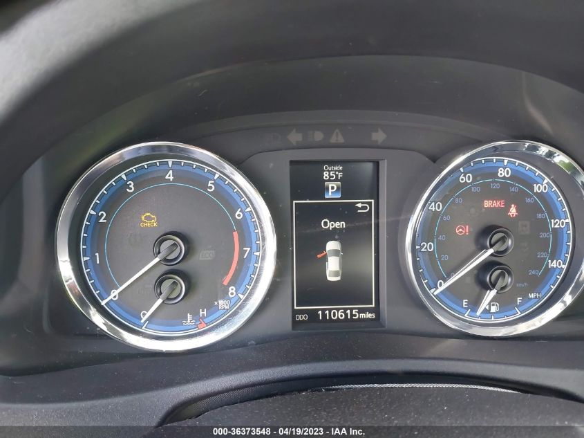 2018 TOYOTA COROLLA L/LE/XLE/SE/XSE - 2T1BURHE1JC027927
