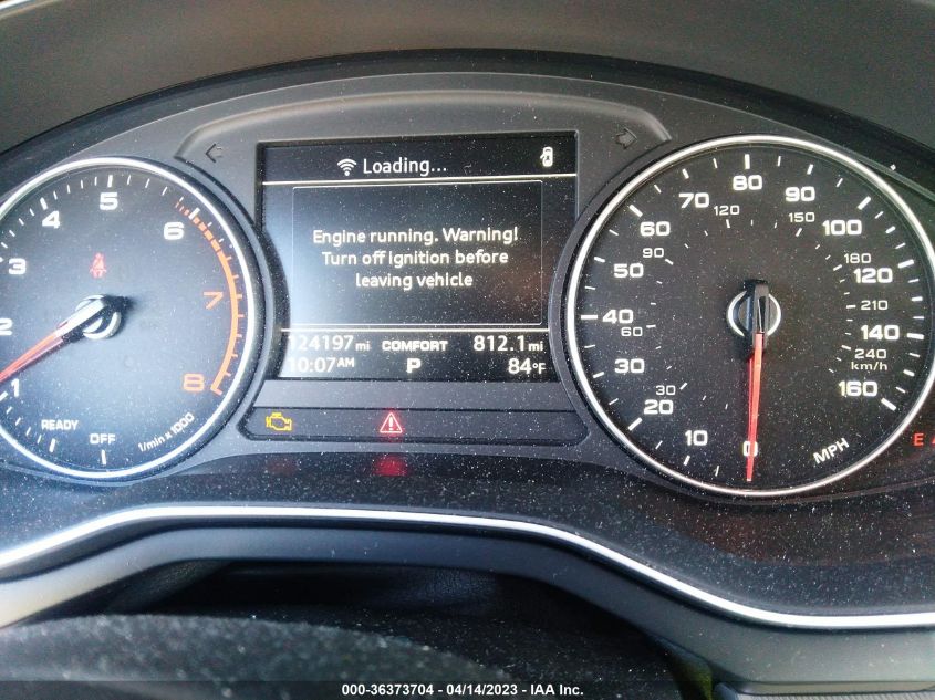 2017 AUDI A4 PREMIUM - WAUANAF43HN043393