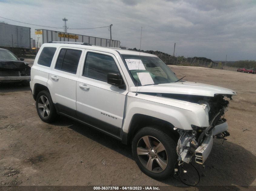 2016 JEEP PATRIOT HIGH ALTITUDE EDITION - 1C4NJRFB6GD534333