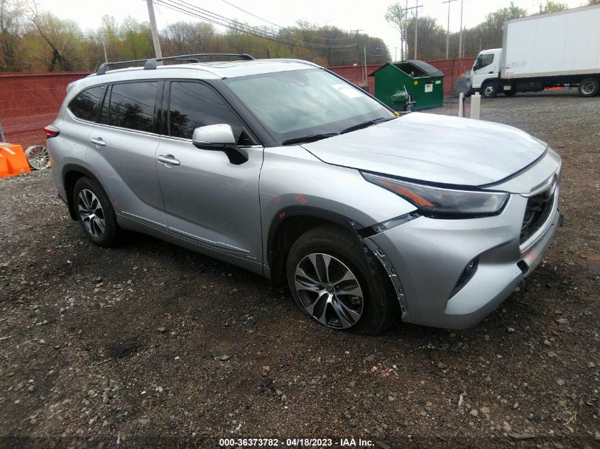 2022 TOYOTA HIGHLANDER HYBRID - 5TDGBRCH8NS537539