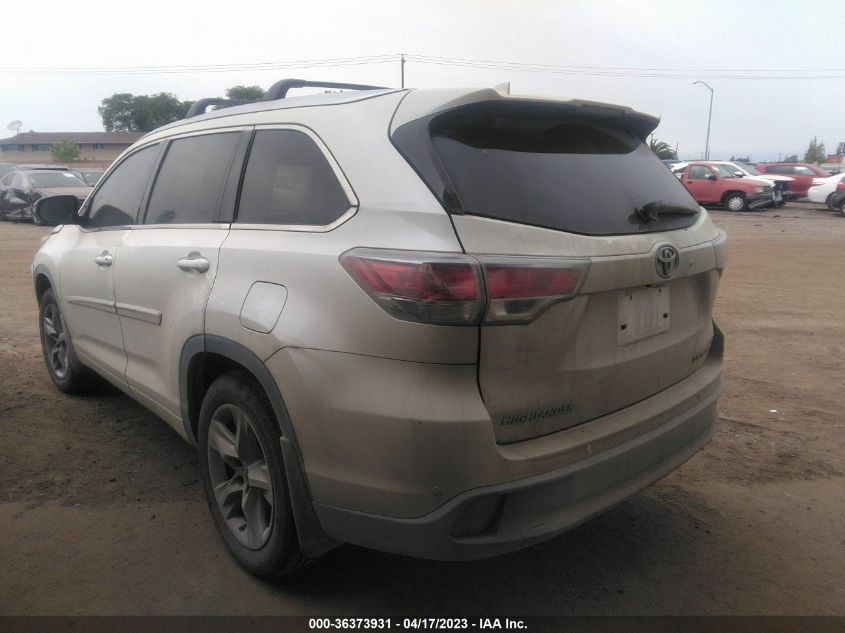 2016 TOYOTA HIGHLANDER LIMITED - 5TDDKRFH2GS338200