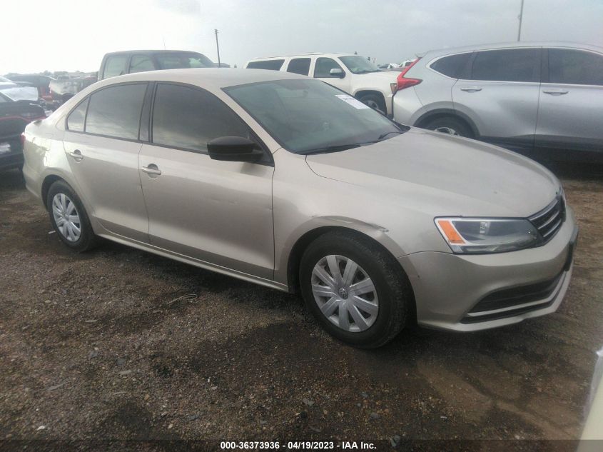 2015 VOLKSWAGEN JETTA SEDAN 2.0L S - 3VW2K7AJ3FM255537