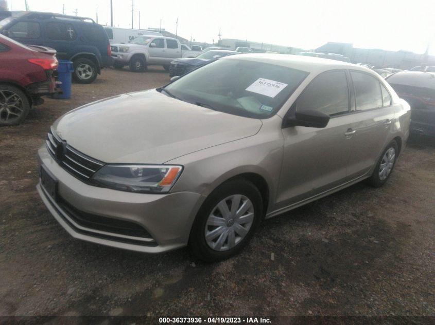 2015 VOLKSWAGEN JETTA SEDAN 2.0L S - 3VW2K7AJ3FM255537