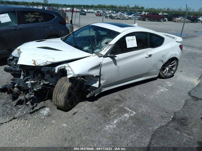2013 HYUNDAI GENESIS COUPE 3.8 TRACK KMHHU6KJ9DU108434