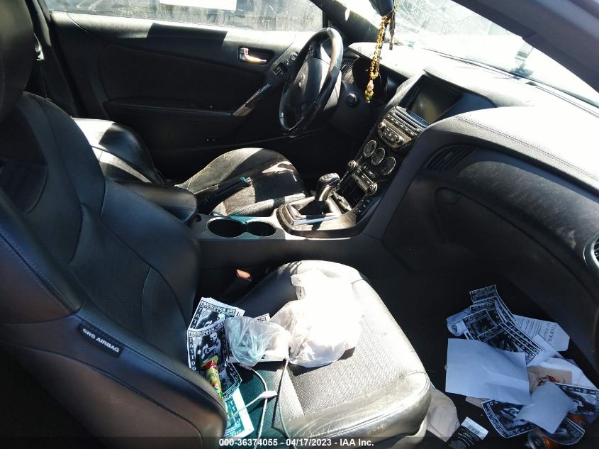 2013 HYUNDAI GENESIS COUPE 3.8 TRACK KMHHU6KJ9DU108434
