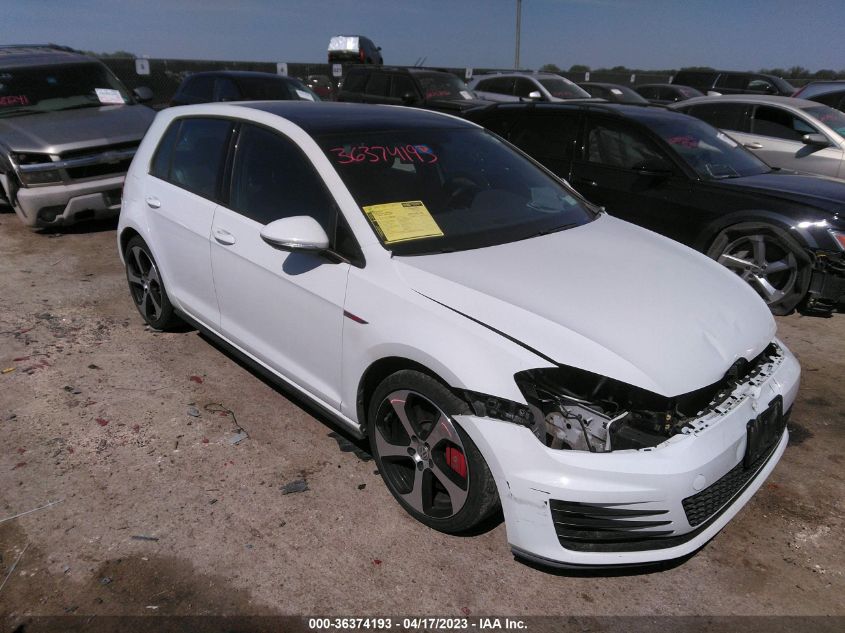 2017 VOLKSWAGEN GOLF GTI S/SE/AUTOBAHN/SPORT - 3VW547AU9HM034951