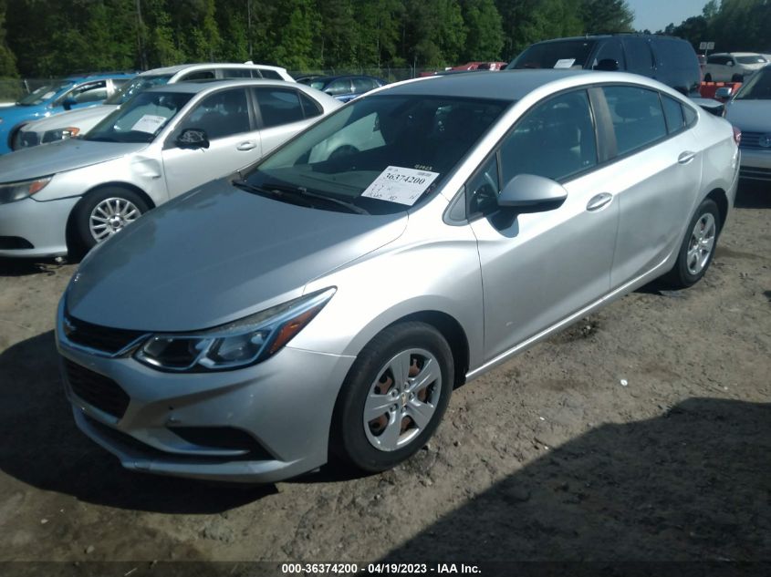 2017 CHEVROLET CRUZE LS - 3G1BC5SM6HS563340