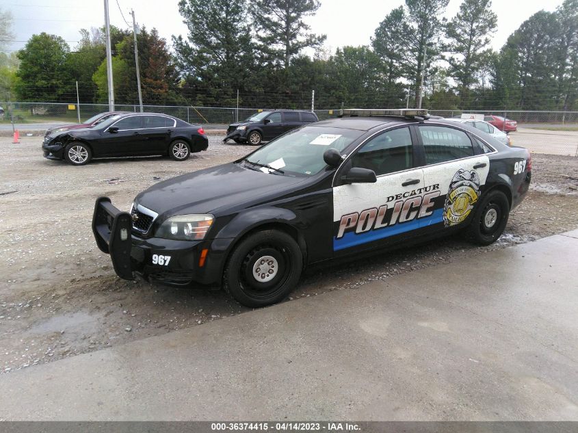 2013 CHEVROLET CAPRICE POLICE PATROL POLICE 6G1MK5R29DL813298