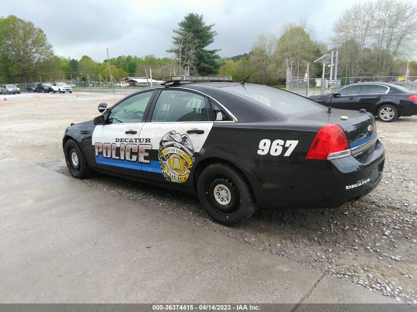 2013 CHEVROLET CAPRICE POLICE PATROL POLICE 6G1MK5R29DL813298