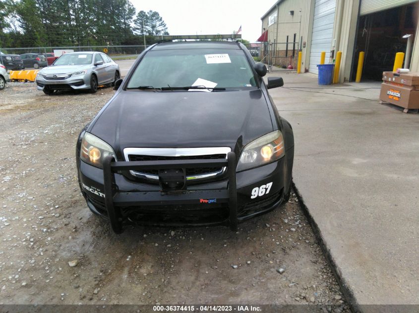 2013 CHEVROLET CAPRICE POLICE PATROL POLICE 6G1MK5R29DL813298