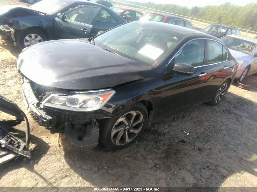 2016 HONDA ACCORD SEDAN EX-L - 1HGCR2F85GA107448