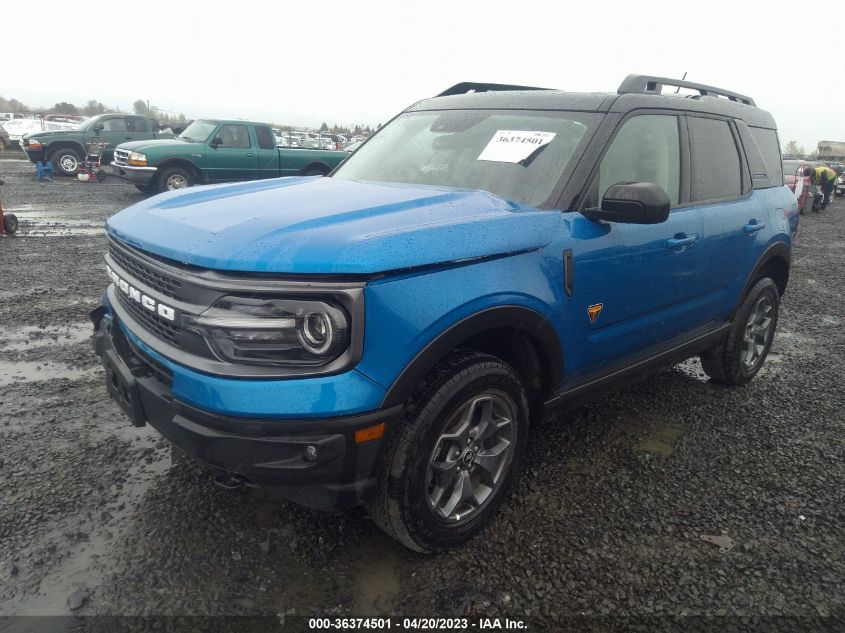 2022 FORD BRONCO SPORT BADLANDS - 3FMCR9D94NRD52291
